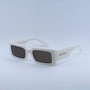 Dolce & Gabbana DG4416 342973 Sunglasses Beige Rectangle Frame, Brown Lenses